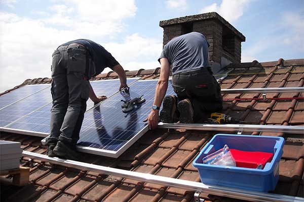 solar panels installation